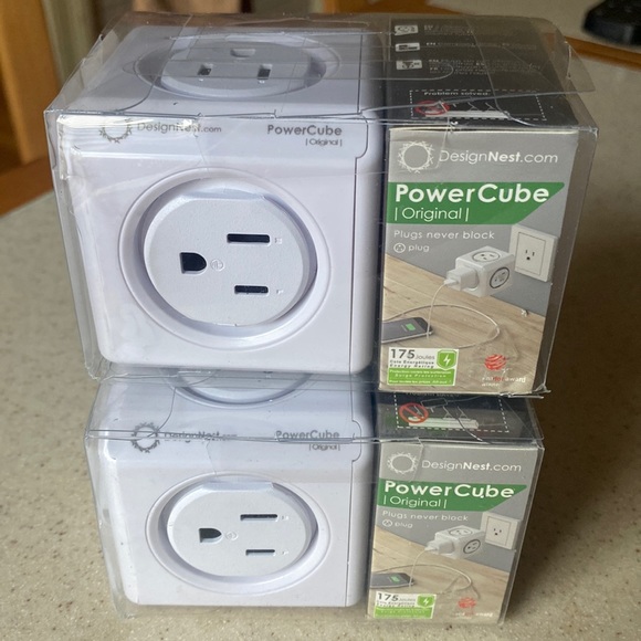 Power Cube | Other | Power Cube 5 Socket System Set Of 2 | Poshmark